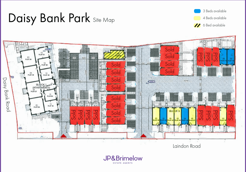 Daisy Bank Park - Site Map